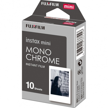 Картридж для камеры Fujifilm Instax Mini Monochrome (10 снимков) - фото 1