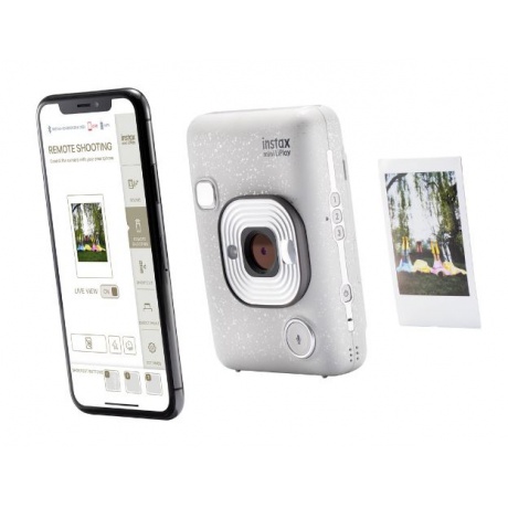 Фотокамера моментальной печати Fujifilm Instax Mini LiPlay White - фото 8