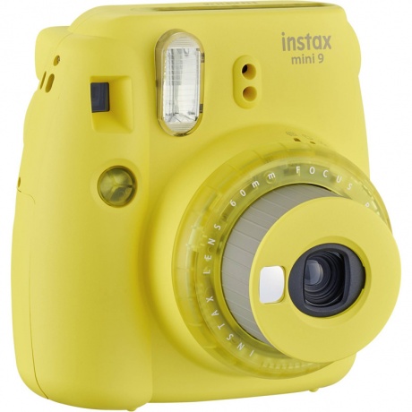Фотокамера моментальной печати Fujifilm Instax Mini 9 Clear Yellow - фото 1