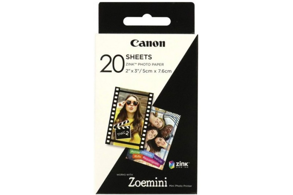 Бумага Canon Фотобумага для Zoemini  ZP-2030 20 SHEETS EXP HB от Kotofoto