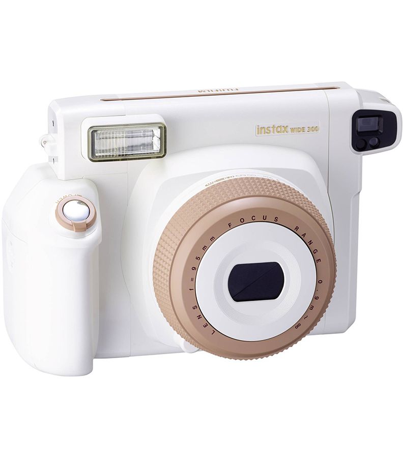 Фотокамера моментальной печати Fujifilm Instax Wide 300 Toffee, цвет белый