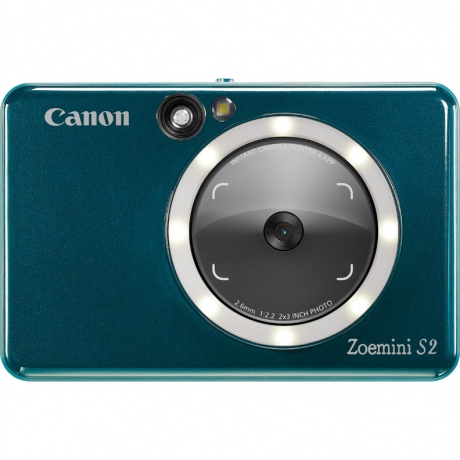 Фотокамера и принтер моментальной печати Canon Zoemini S2 Green - фото 1