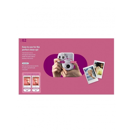 Моментальная фотокамера Fujifilm Instax Mini 12 Purple - фото 12