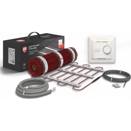 Комплект теплого пола Royal Thermo EasyFix Mat RTEM 2-180-5 с те...