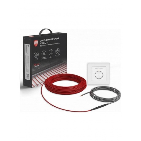 Кабель нагревательный Royal Thermo RTDC 2-17-500 с терморегулятором RTO-16 10062₽