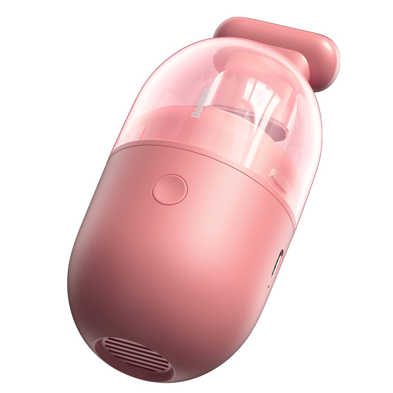 Пылесос автомобильный Baseus C2 Desktop Capsule Vacuum Cleaner (CRXCQC2-04) Pink