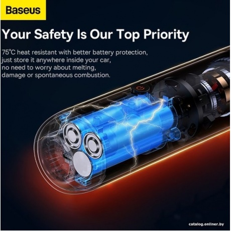 Автомобильный пылесос Baseus A3lite Black (VCAQ050001) - фото 13