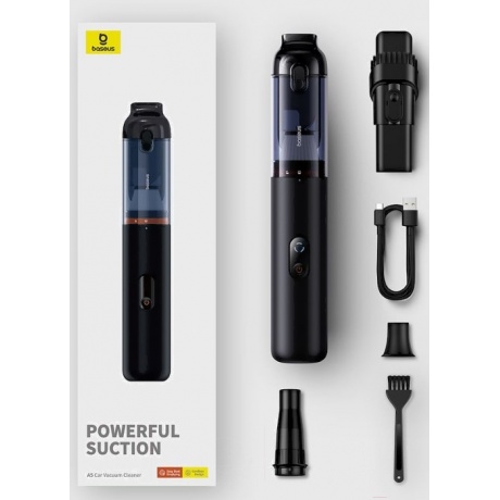 Автомобильный пылесос Baseus A5 Cluster Black (C30459500111-00) - фото 7