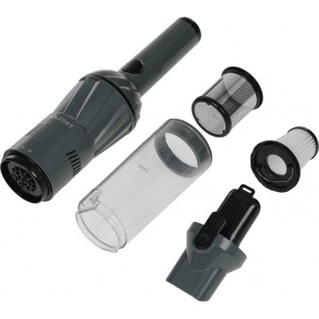 Пылесос Автомобильный Coolfort CF-3060 черный 85Вт - фото 11