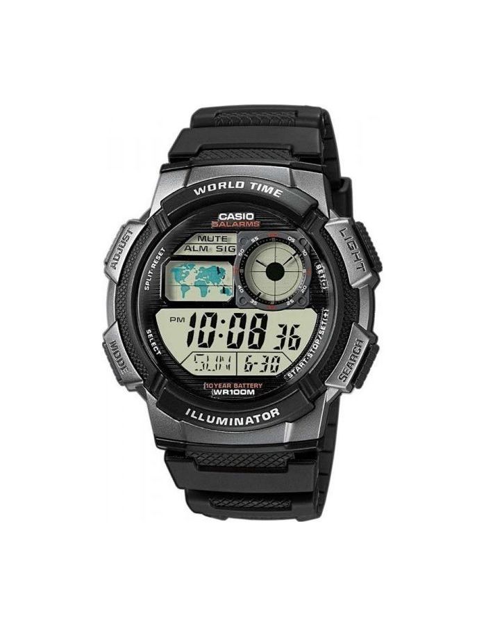 Наручные часы Casio Standart AE-1000W-1B наручные часы casio standart w 216h 1b