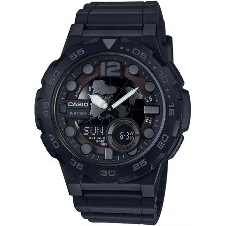 Наручные часы Casio Combinaton Watches AEQ-100W-1B  - фото 1