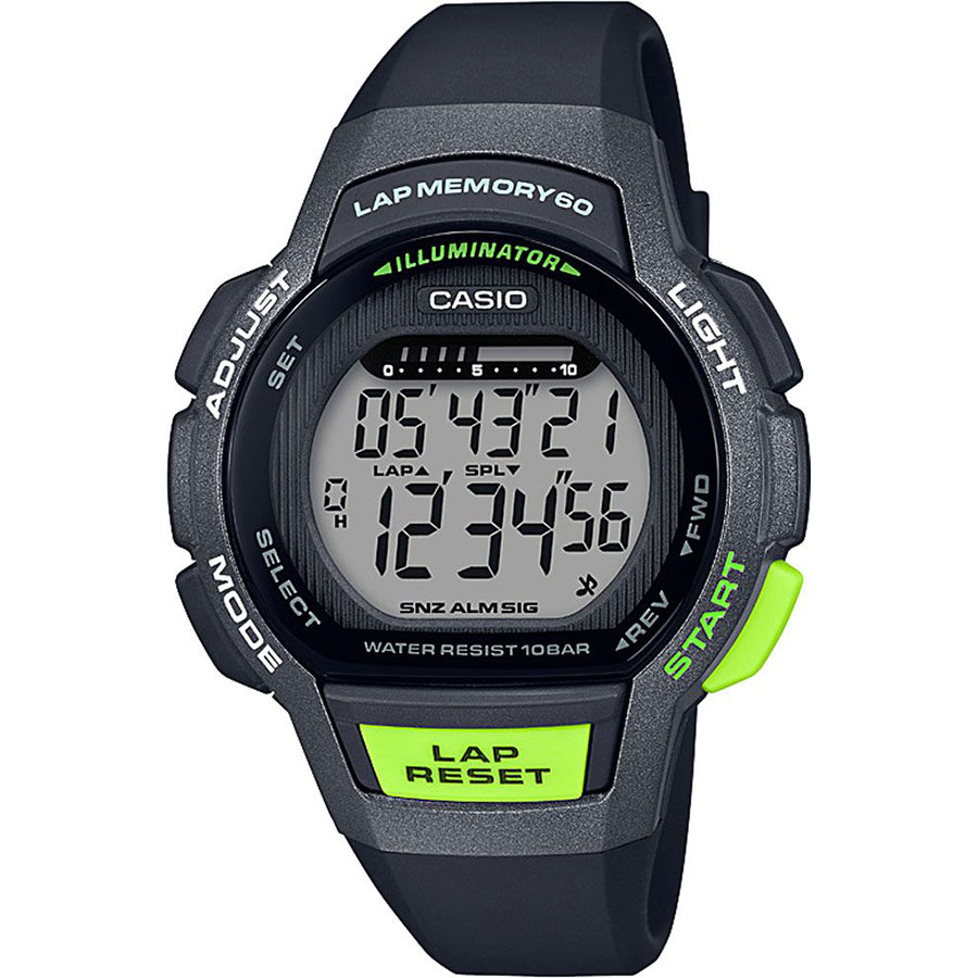 Наручные часы Casio LWS-1000H-1AVEF, цвет черный - фото 1