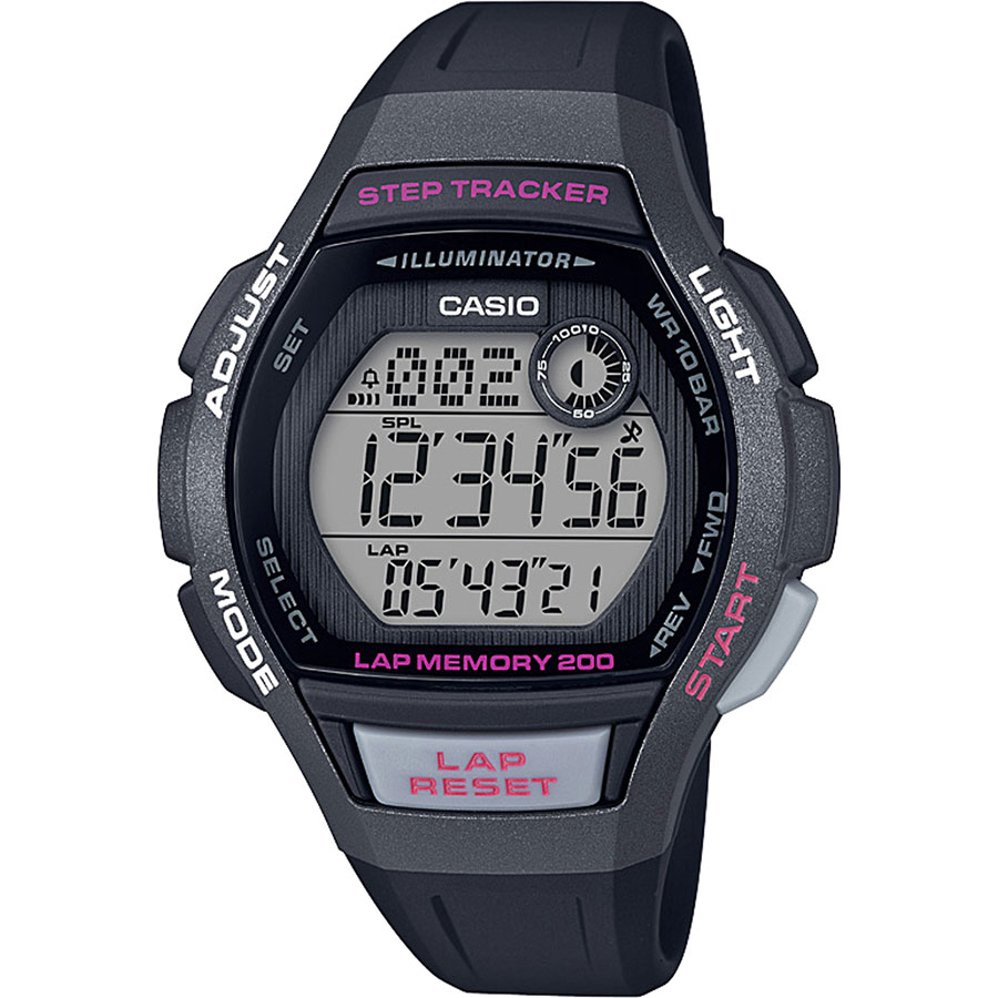 Наручные часы Casio LWS-2000H-1AVEF, цвет черный - фото 1