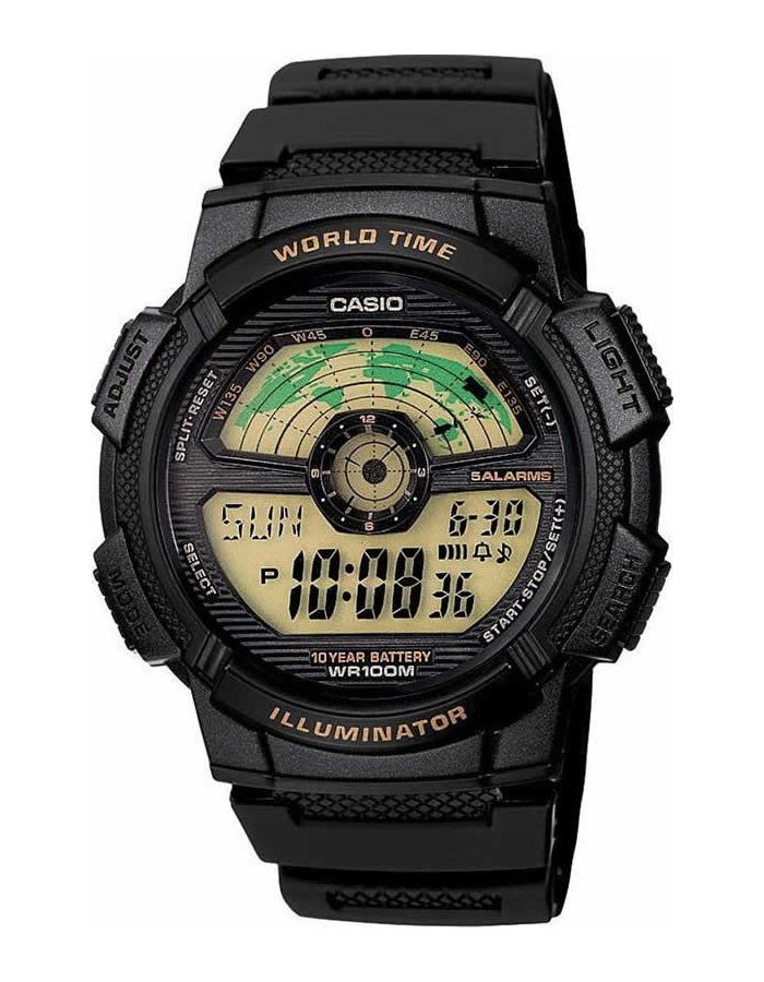 Наручные часы Casio AE-1100W-1B наручные часы casio standart w 216h 1b