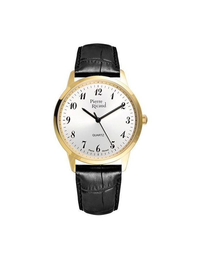 Наручные часы Pierre Ricaud P91090.1223Q мужские автоматические механические наручные часы с календарем и кожаным ремешком