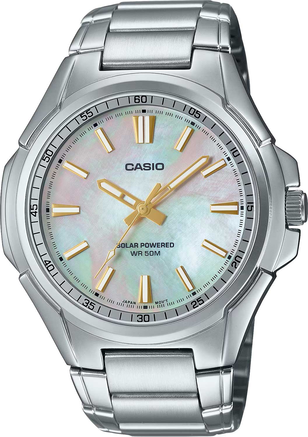 мужские золотые часы авиатор 50960 132 Наручные часы Casio MTP-RS100S-7A
