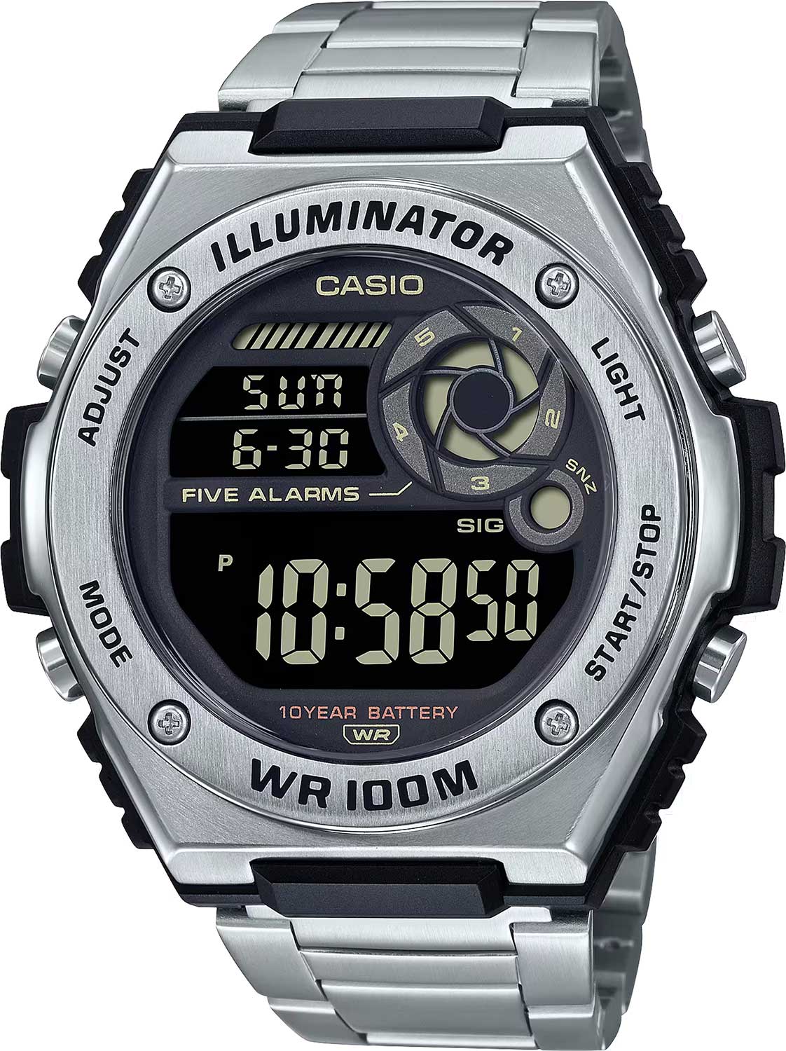 Наручные часы Casio MWD-100HD-1B наручные часы casio standart w 216h 1b