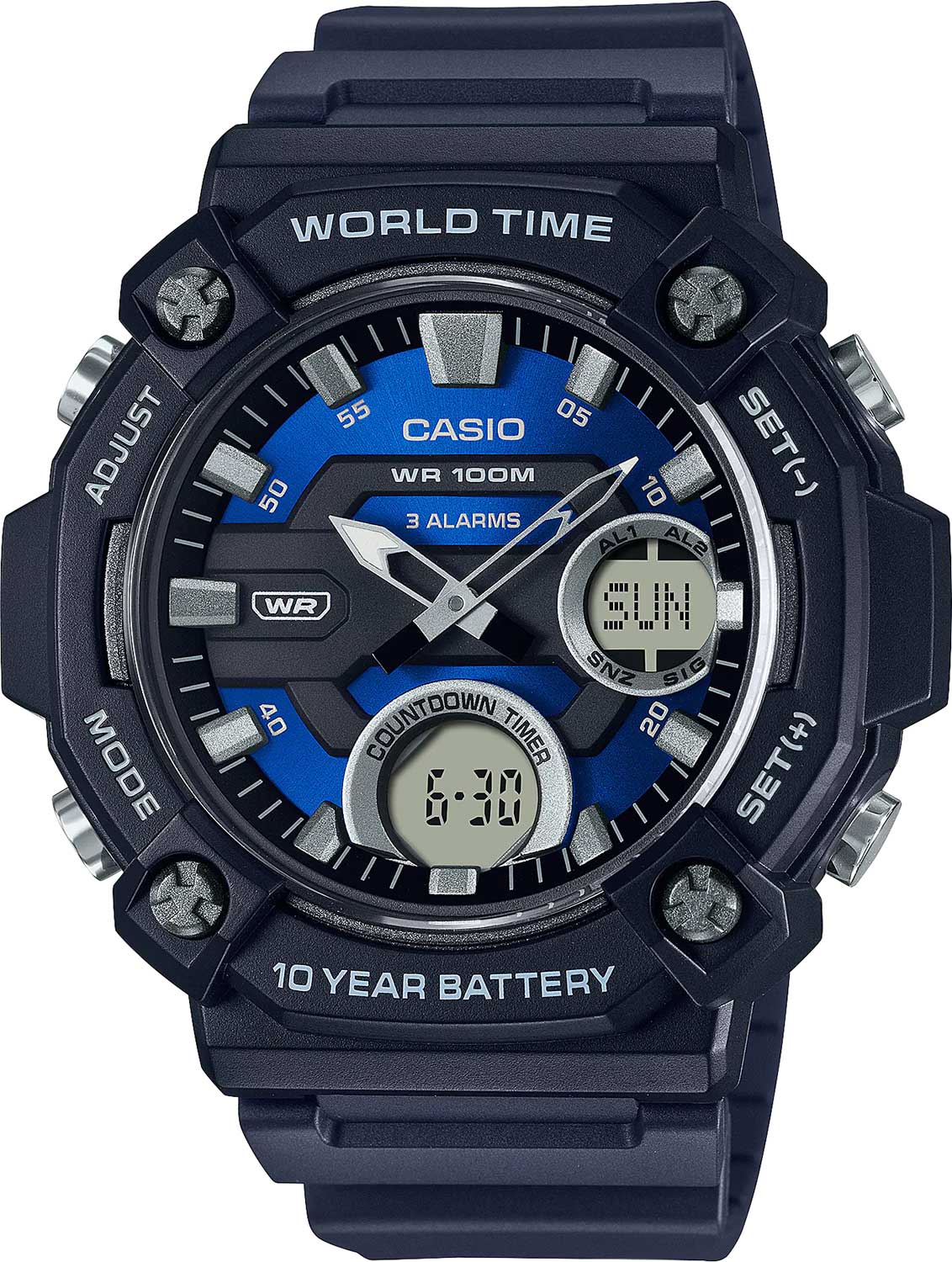 Наручные часы Casio AEQ-120W-2A наручные часы casio aeq 120w 2a синий черный