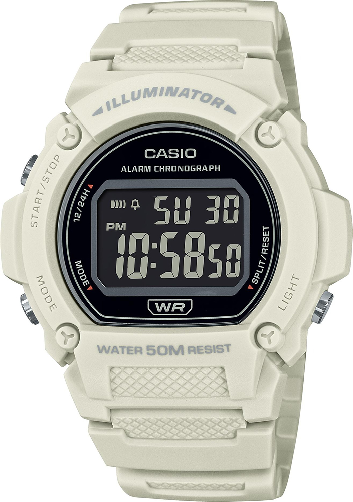 Наручные часы Casio W-219HC-8B наручные часы casio w 736h 8b