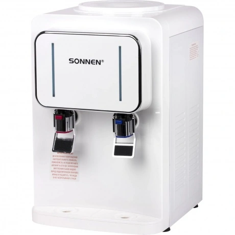 Кулер для воды настольный Sonnen TSE-02W, нагрев/электронное охл...