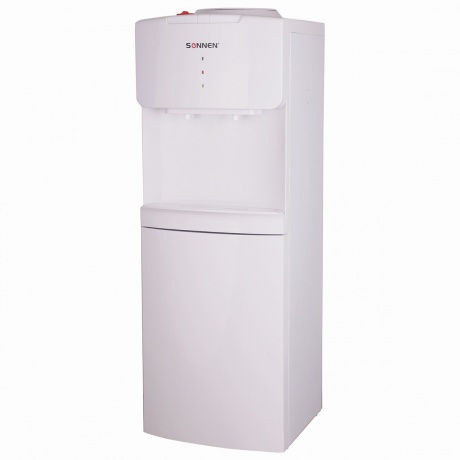 

Кулер водораздатчик БЕЗ НАГРЕВА И ОХЛАЖДЕНИЯ, SONNEN FS-02N, напольный, 2 крана, белый, 454995