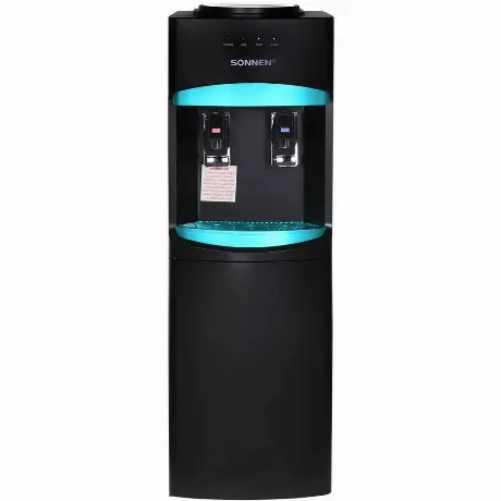 Кулер для воды SONNEN FSC-02W TURBO напольный, ТУРБОНАГРЕВ/ОХЛАЖ...