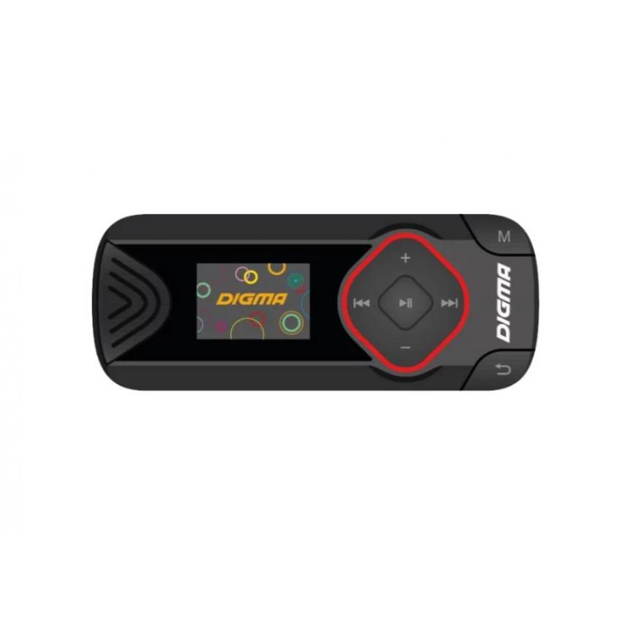 Цифровой плеер Digma R3 8Gb Black автомобильный мультимедийный плеер hactivol 2 гб 32 гб android 8 1 для chana cs35 2012 2016 dvd плеер gps навигация автомобильный аксессуар 4g