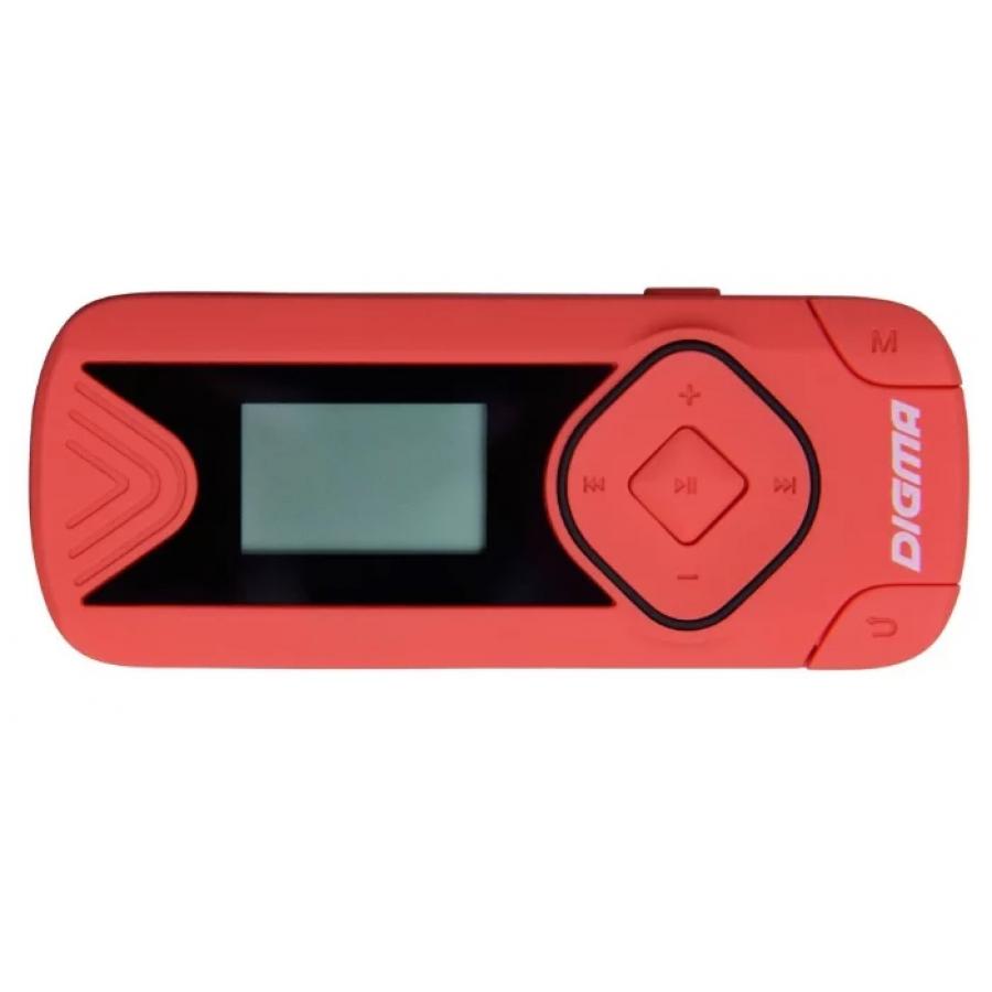 Цифровой плеер Digma R3 8Gb Red автомобильный мультимедийный плеер hactivol 2 гб 32 гб android 8 1 для chana cs35 2012 2016 dvd плеер gps навигация автомобильный аксессуар 4g