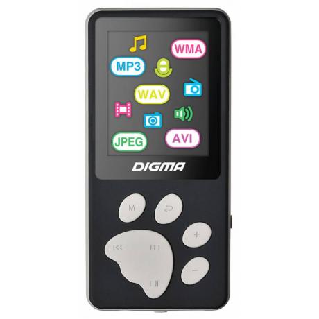 Цифровой плеер Digma S3 - 4Gb Black-Grey - фото 1