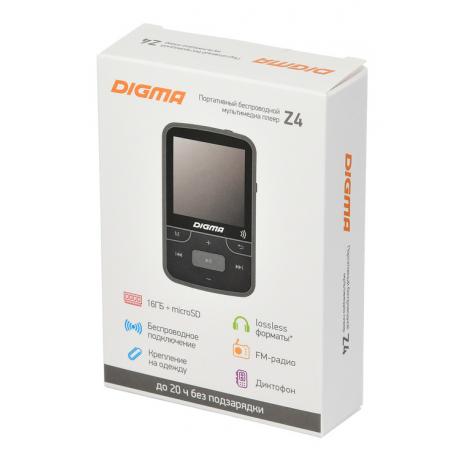 Цифровой плеер Digma Z4 Black - фото 8