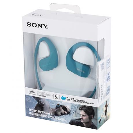 Цифровой плеер Sony NW-WS414 Blue - фото 6