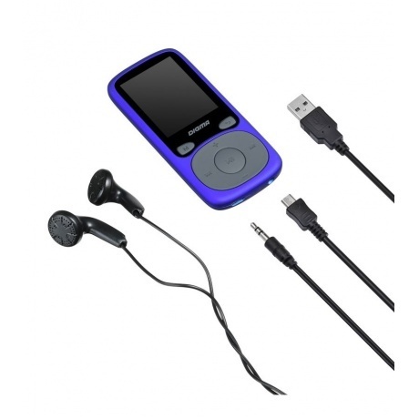 Цифровой плеер Digma B4 8Gb Blue - фото 6