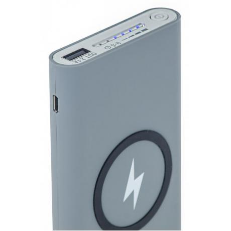 Мобильный аккумулятор Buro HG8000-WCH Li-Pol 8000mAh 2.1A+1A серый/белый 3xUSB - фото 6