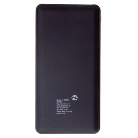 Мобильный аккумулятор Buro RA-10000SM Li-Pol 10000mAh 3A+1.5A черный 2xUSB - фото 3