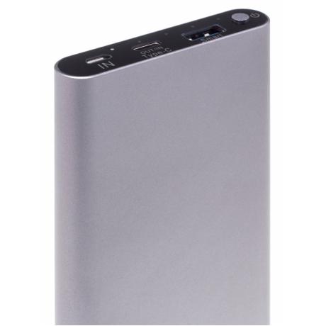Мобильный аккумулятор Buro RB-10000-QC3.0-I&amp;O Li-Pol 10000mAh 3A+1.5A темно-серый 2xUSB - фото 5