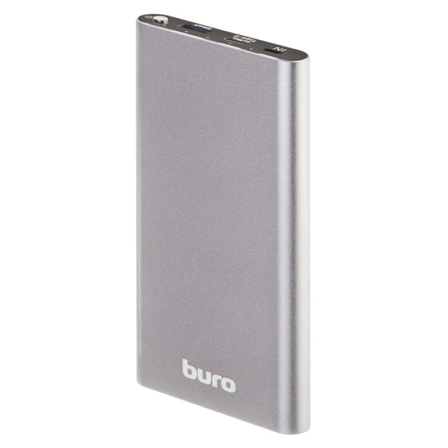 Мобильный аккумулятор Buro RB-10000-QC3.0-I&O Li-Pol 10000mAh 3A+1.5A темно-серый 2xUSB от Kotofoto