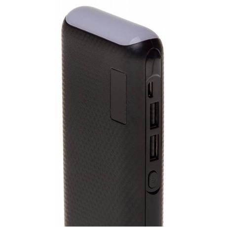 Мобильный аккумулятор Buro RC-12750B Li-Ion 12750mAh 1A+1A черный 2xUSB - фото 7