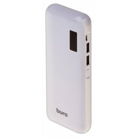 Мобильный аккумулятор Buro RC-12750W Li-Ion 12750mAh 1A+1A белый 2xUSB - фото 1