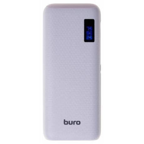 Мобильный аккумулятор Buro RC-12750W Li-Ion 12750mAh 1A+1A белый 2xUSB - фото 2