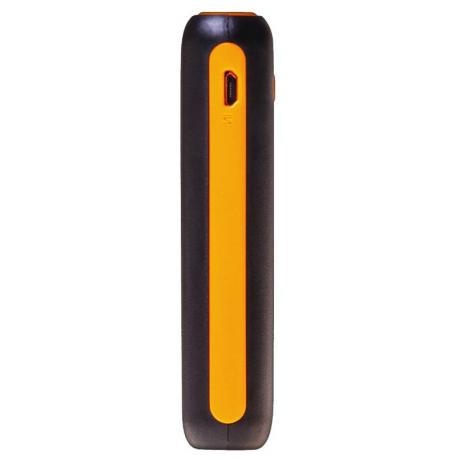 Мобильный аккумулятор Buro RC-5000BO Li-Ion 5000mAh 1A черный/оранжевый 1xUSB - фото 6