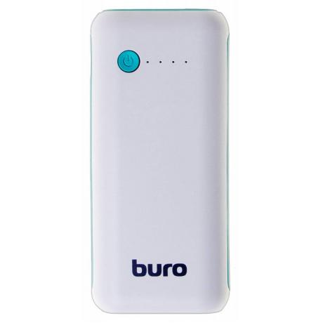 Мобильный аккумулятор Buro RC-5000WB Li-Ion 5000mAh 1A белый/голубой 1xUSB - фото 3