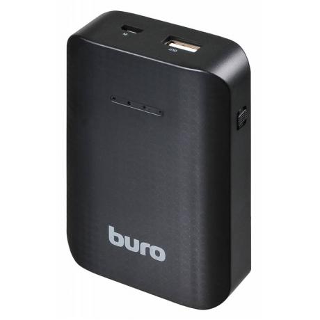 Мобильный аккумулятор Buro RC-7500 Li-Ion 7500mAh 1A черный 1xUSB - фото 1