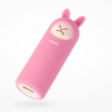 Внешний аккумулятор Rombica NEO Rabbit Anger розовый - фото 2