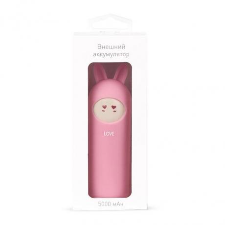 Внешний аккумулятор Rombica NEO Rabbit Love розовый - фото 3