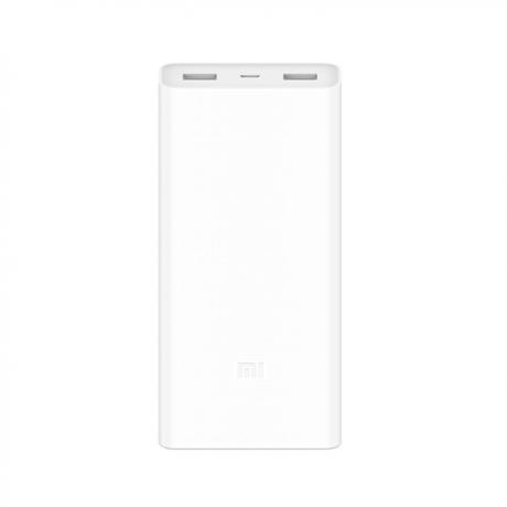 Внешний аккумулятор Xiaomi Mi Power Bank 2С PLM06ZM 20000mAh White - фото 1
