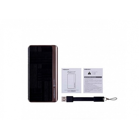 Внешний аккумулятор Momax QC2.0 iPower Elite External Battery Pack Чёрный - фото 1