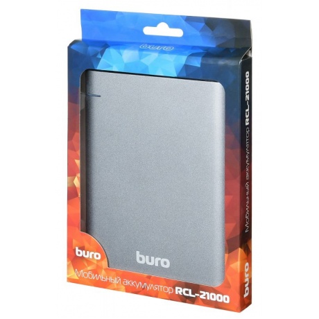 Внешний аккумулятор Buro RCL-21000 Li-Pol 21000mAh 2.1A темно-серый - фото 6