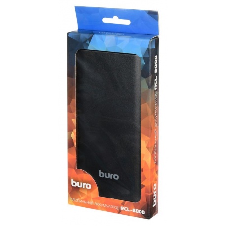 Внешний аккумулятор Buro RCL-8000-BK Li-Pol 8000mAh 2.1A черный - фото 6