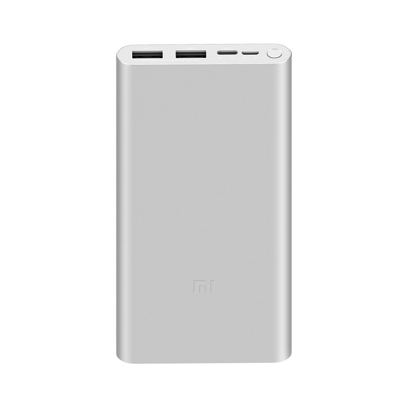 Внешний аккумулятор Xiaomi Mi Power Bank 3 10000mAh 2USB Silver (PLM13ZM)