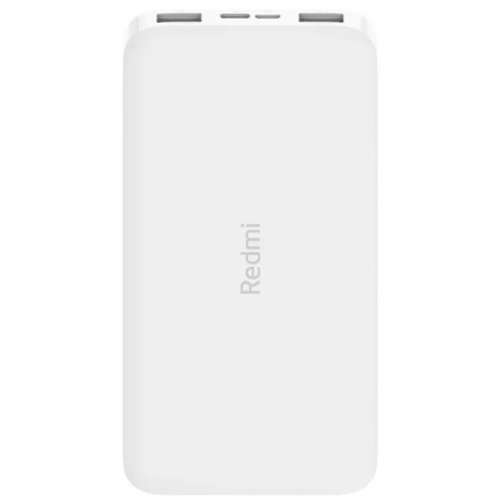 Внешний аккумулятор Xiaomi Redmi Power Bank 10000mAh White - фото 1